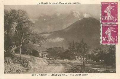 CPA FRANCE 74 " Passy, Assy le Haut et le Mont Blanc"