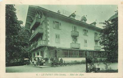 CPA FRANCE 74 " Le Fayet, Hôtel des Alpes"