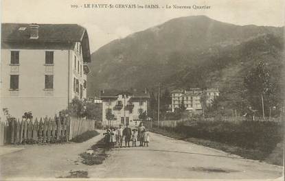 CPA FRANCE 74 " Le Fayet, Le nouveau quartier"