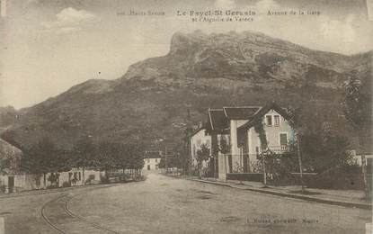 CPA FRANCE 74 " Le Fayet, Avenue de la gare"