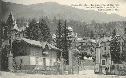 CPA FRANCE 74 " Le Fayet, Hôtel de Savoie"