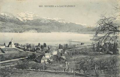 CPA FRANCE 74 " Sevrier, Le Lac d'Annecy"