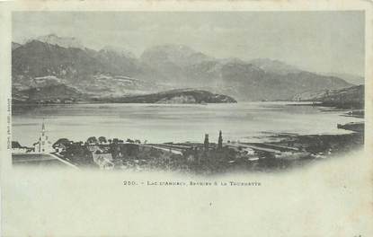 CPA FRANCE 74 " Sevrier, Le Lac d'Annecy et la Tournette"