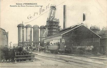 CPA FRANCE 59 "Usines d'Isbergues, ensemble des Hauts Fourneaux"