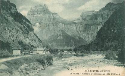 CPA FRANCE 74 " Sixt - Nambrides, Le Giffre, massif du Tanneverge"