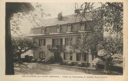 CPA FRANCE 74 " Les Plagnes par St Gervais, Hôtel du Panorama"