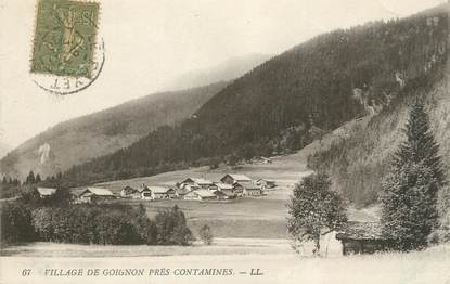 CPA FRANCE 74 " Goignon près Contamines"