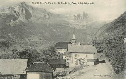 CPA FRANCE 74 " Le Village des Plagnes"
