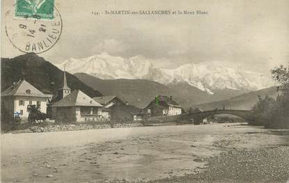 CPA FRANCE 74 " St Martin de Sallanches, Le Mont Blanc"