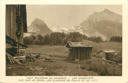 CPA FRANCE 74 " Environs de Samoëns, Les Chozalets"