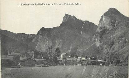 CPA FRANCE 74 " Environs de Samoëns, Le Faix et la Pointe de Salles"