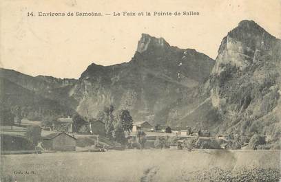 CPA FRANCE 74 " Environs de Samoëns, Le Faix et la Pointe de Salles"