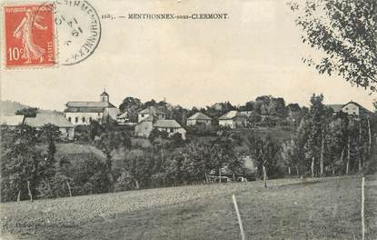 CPA FRANCE 74 " Menthonnex sous Clermont"