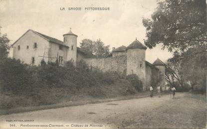 CPA FRANCE 74 " Menthonnex sous Clermont, Le Château de Mionnaz"