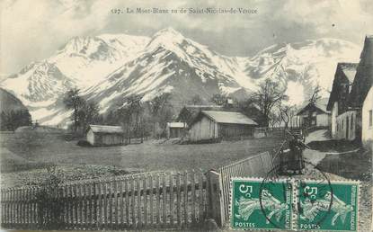 CPA FRANCE 74 "St Nicolas de Véroce, Le Mont Blanc"