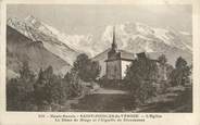 74 Haute Savoie CPA FRANCE 74 "St Nicolas de Véroce, L'église"