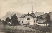 74 Haute Savoie CPA FRANCE 74 "St Nicolas de Véroce, L'église , les Aiguilles de Warens et de Platé"