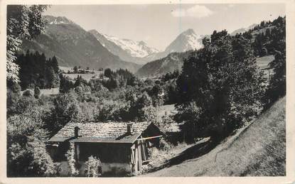 CPSM FRANCE 74 "St Nicolas de Véroce, Vue sur le Col du Bonhomme''