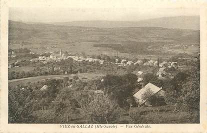 CPA FRANCE 74 "Viuz en Sallaz, Vue générale"