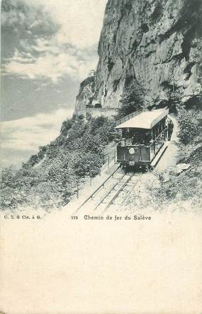 CPA FRANCE 74 "Le Salève, Le Chemin de fer "