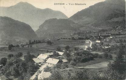 CPA FRANCE 74 "Onnion, Vue générale"