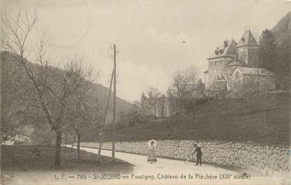 CPA FRANCE 74 "St Jeoire en Faucigny, Le Château de Fléchère"
