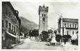 CPSM FRANCE 74 "St Jeoire en Faucigny, Place du marché et Mont Herbette"