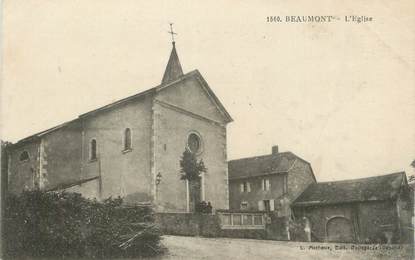 CPA FRANCE 74 "Beaumont, L'église"