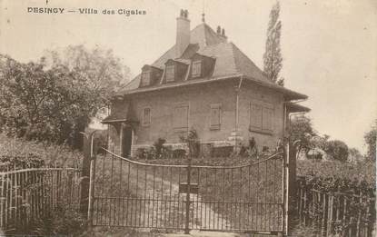CPA FRANCE 74 " Desingy, Villa des Cigales"