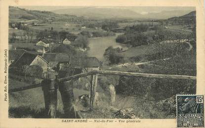 CPA FRANCE 74 " St André, Val du Fier, vue générale"