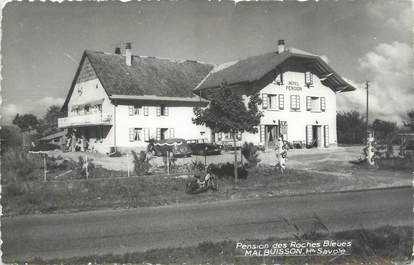 CPSM FRANCE 74 "Malbuisson, Pension des Roches Bleues"