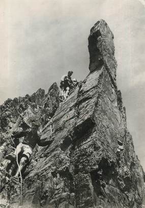 CPSM FRANCE 74 "Chamonix, Le Belvédère" / ALPINISME