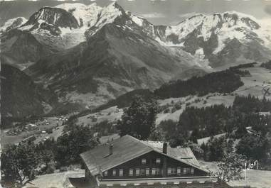 CPSM FRANCE 74 "Le Bettex, Le Chalet Rémy et la Chaîne du Mont Blanc"