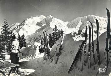 CPSM FRANCE 74 "Le Bettex - Mont d'Arbois, Détente au pied du Mont Blanc"