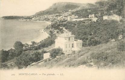 CPA MONACO "Monte Carlo, vue générale"