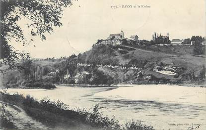 CPA FRANCE 74 "Bassy , Le Rhône"