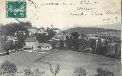 CPA FRANCE 74 "Clermont, Vue générale"