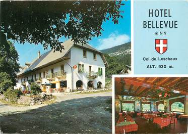 CPSM FRANCE 74 " Col de Leschaux, Hôtel Bellevue"