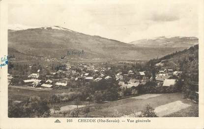 CPA FRANCE 74 " Chedde, Vue générale"