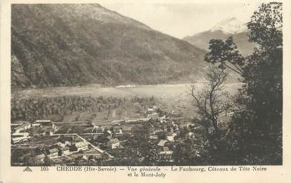 CPA FRANCE 74 " Chedde, Vue générale"