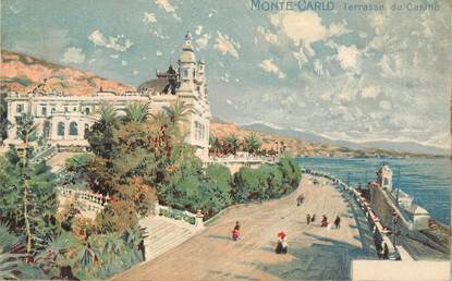 CPA MONACO "Monte Carlo, la Terrasse du Casino"
