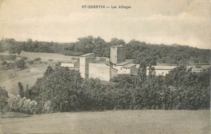 CPA FRANCE 38 " St Quentin Fallavier, Les Allinges"