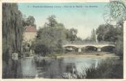 38 Isere CPA FRANCE 38 " Pont de Chéruy, Pont de la Mairie , La Bourbre"