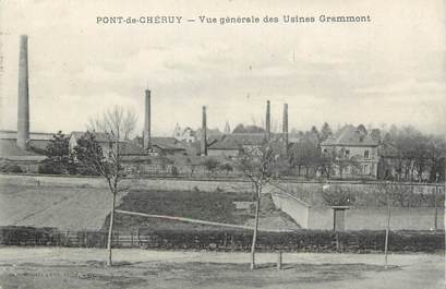 CPA FRANCE 38 " Pont de Chéruy, Vue générale des usiines Grammont"