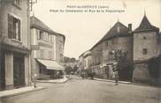 38 Isere CPA FRANCE 38 " Pont de Chéruy, Place du Constantin et Rue de la République"