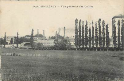 CPA FRANCE 38 " Pont de Chéruy, Vue générale des usines"