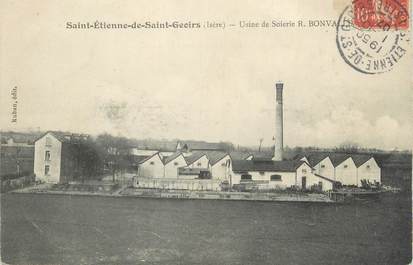 CPA FRANCE 38 " St Etienne de St Geoirs, Usine de soierie"