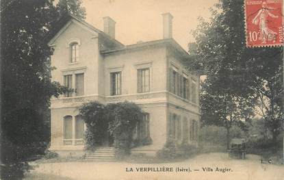 CPA FRANCE 38 " La Verpillère, Villa Augier"