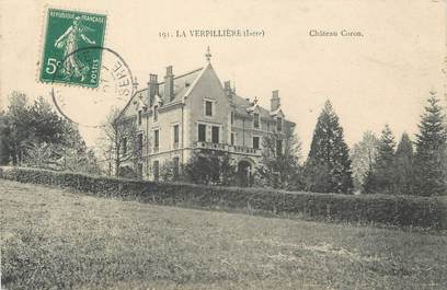 CPA FRANCE 38 " La Verpillère, Château Coron"