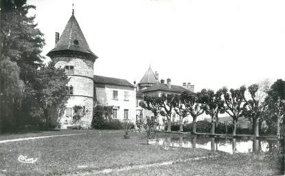 CPSM FRANCE 38 " Vignieu, Le Château de Chapeau Cornu"